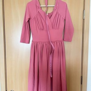 vixen by micheline pitt pinup swing dress with belt